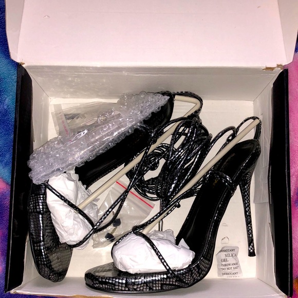 Snake Skin Heels - Picture 1 of 3